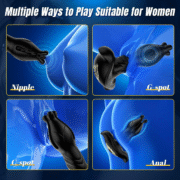 Premium Prostate Massager with 9 Modes – Discreet, Remote-Controlled Anal Plug for Advanced Pleasure - Image 4