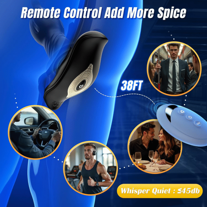Premium Prostate Massager with 9 Modes – Discreet, Remote-Controlled Anal Plug for Advanced Pleasure - Image 3