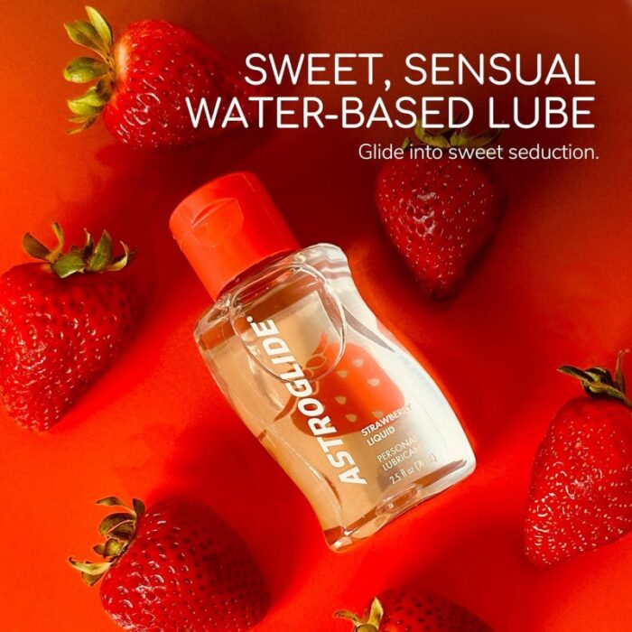 Premium Strawberry Water-Based Lubricant – Edible, Travel-Size, Discreet - Image 6