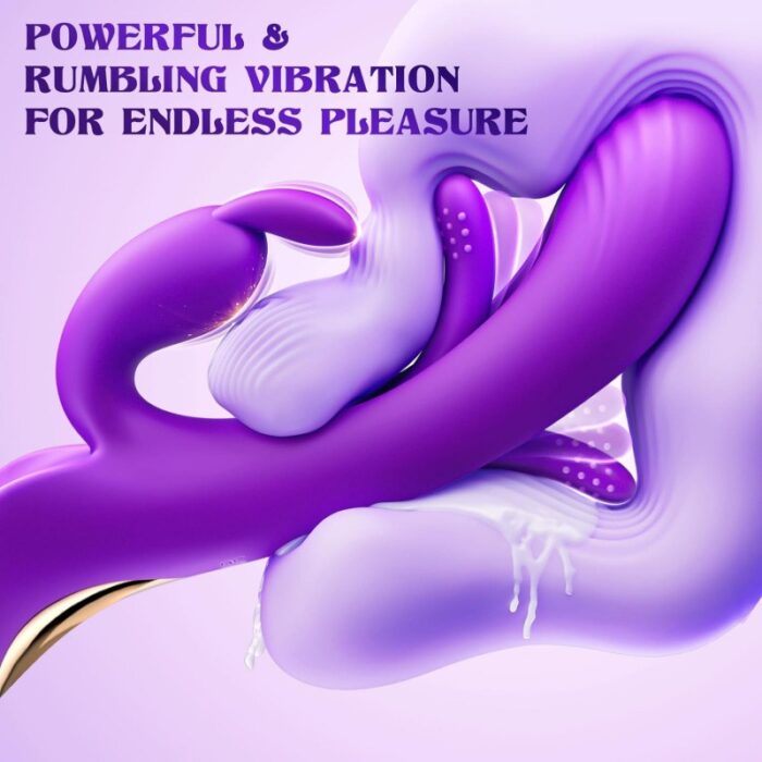 Premium 4-in-1 Rabbit Vibrator with App Control & Advanced Stimulation Modes - Image 6