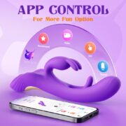 Premium 4-in-1 Rabbit Vibrator with App Control & Advanced Stimulation Modes - Image 5