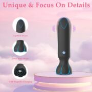 App-Controlled Mini Bullet Vibrator – Discreet, Premium Silicone, 9 Modes - Image 6