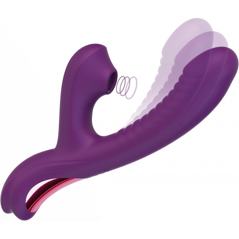 Luxury Women’s Rechargeable Vibrator with dual stimulation design
