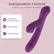 Premium Rabbit Sucking Vibrator – Dual Stimulation, Clitoral & G-Spot, Body-Safe Silicone - Image 5