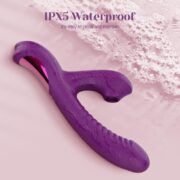 Luxury Women’s Rechargeable Vibrator showing 10 vibration modes