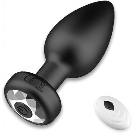 Premium Remote-Controlled Anal Plug – 10 Vibration Modes, Waterproof, Rechargeable, Discreet Black Design