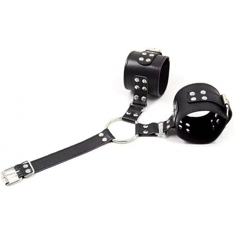 Premium PU Bondage Restraints Set adjustable wrist and ankle cuffs