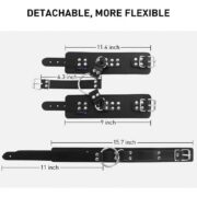 Premium PU Bed Restraint Set – Discreet Bondage Gear for Couples - Image 4