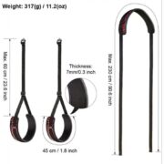 Premium Bondage Restraints Set – Adjustable Wrist & Thigh Cuffs for Discreet Intimate Play - Image 7