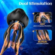 Premium Men's Vibrator with 10 Modes – Soft Silicone Tentacle Stroker - Image 9