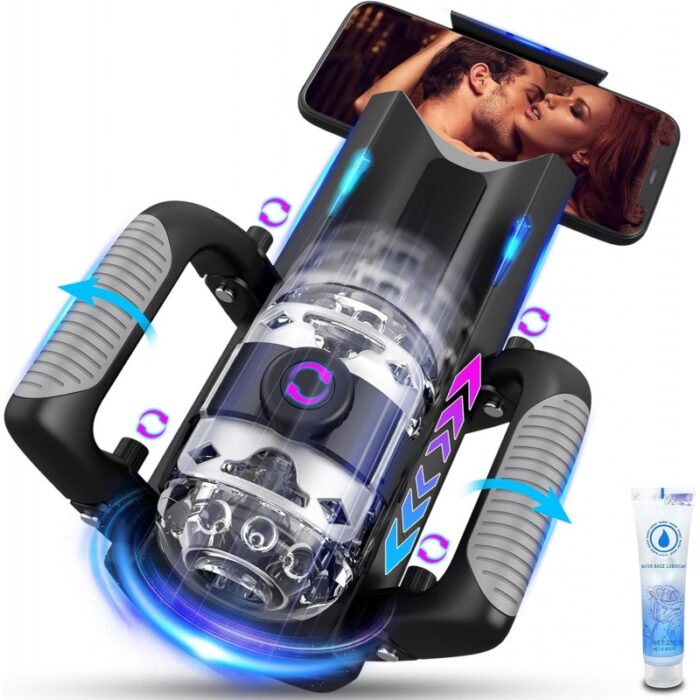 Luxury Male Masturbator with 12cm Thrust & Hands-Free Design - Image 1