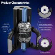 Luxury Male Masturbator with 12cm Thrust & Hands-Free Design - Image 2