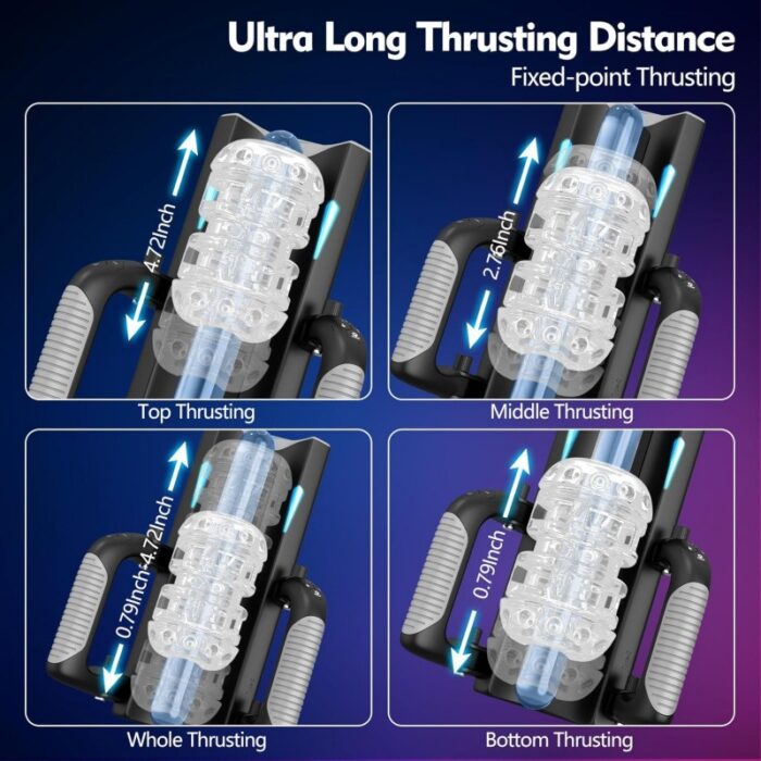 Luxury Male Masturbator with 12cm Thrust & Hands-Free Design - Image 6