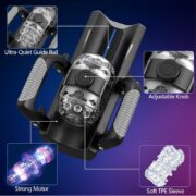 Luxury Male Masturbator with 12cm Thrust & Hands-Free Design - Image 3