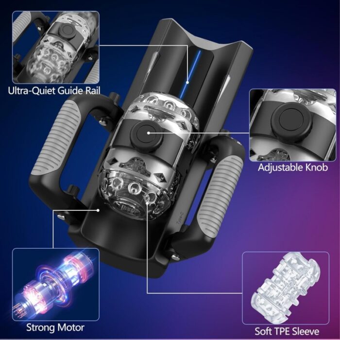 Luxury Male Masturbator with 12cm Thrust & Hands-Free Design - Image 3