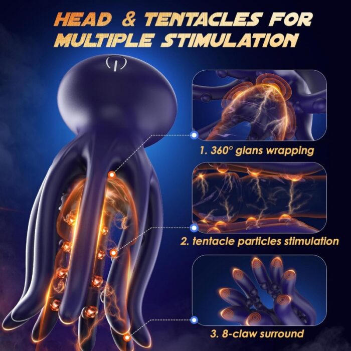 Premium Tentacle Vibrator for Men – 360° Silicone Stimulation & Discreet Comfort - Image 8