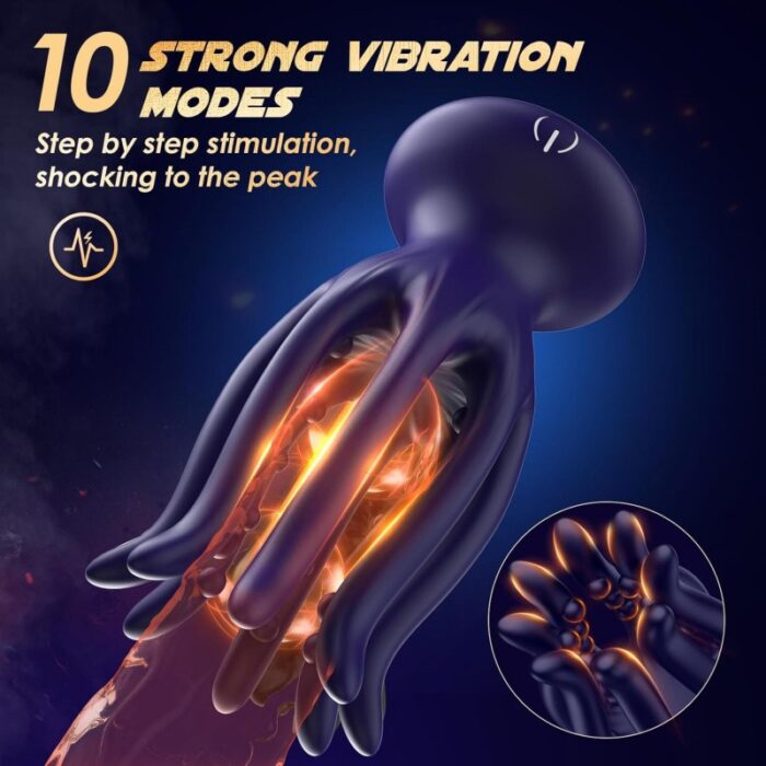 Premium Tentacle Vibrator for Men – 360° Silicone Stimulation & Discreet Comfort - Image 7