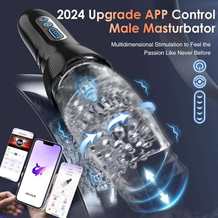 Automatic Male Masturbator with 3-in-1 Thrust, Rotation & Vibration | Premium Discreet Wellness Device - Image 6