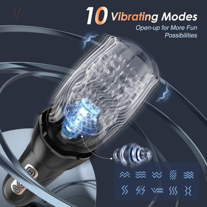 Automatic Male Masturbator with 3-in-1 Thrust, Rotation & Vibration | Premium Discreet Wellness Device - Image 4