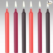 Premium low temperature wax play candles set in assorted colors
